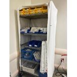 Rolling Eagle Supply Cart with contents