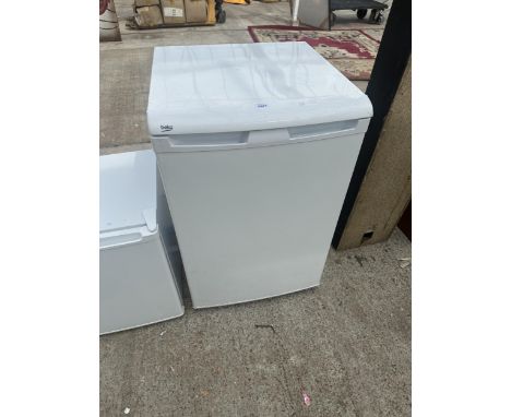 A WHITE BEKO UNDERCOUNTER FRIDGE