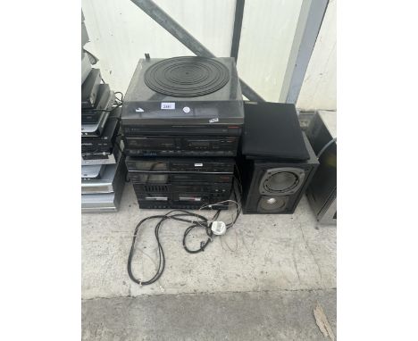 A GOODMANS STEREO SYSTEM WITH A SINGLE SPEAKER