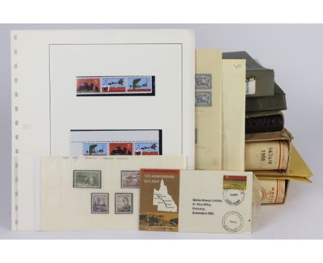 Australia - an interesting and well catalogued collection in two Schaubek albums, two stockbooks, a ring binder and various a