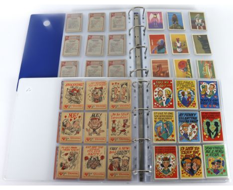 Gum Cards - Topps &amp; Chix, mainly non - football, 15 complete sets &amp; 2 part sets contained in pages in a large album, 