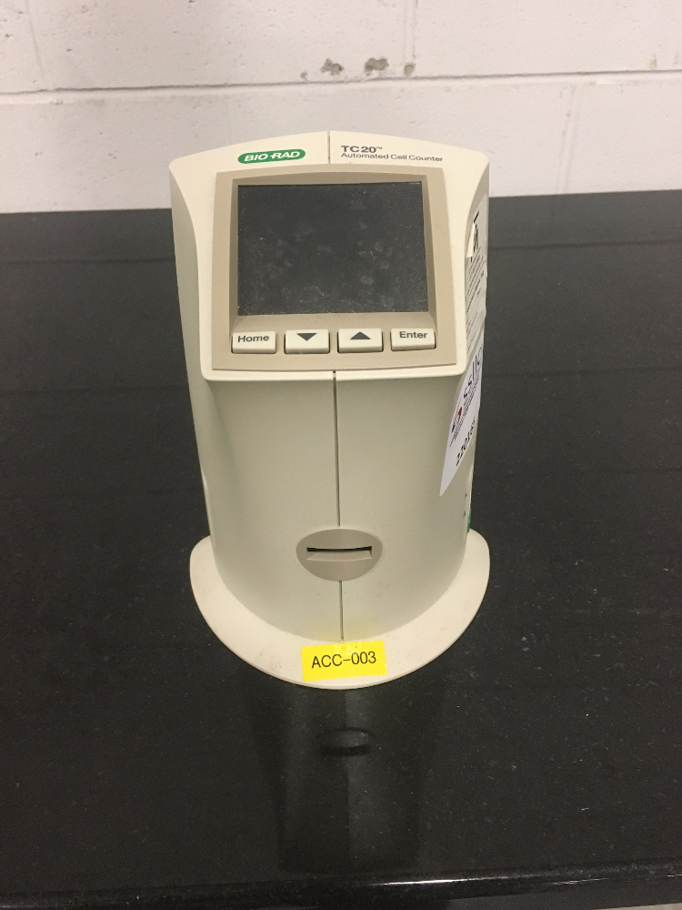 Bio-Rad TC20 Automated Cell Counter, Model: TC20, SN:508BR2123 ...