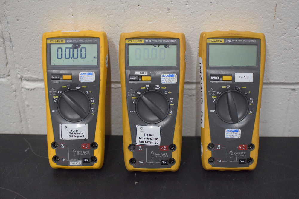 Lot of (3) Fluke 79 III True RMS Multimeter79 III(3) Fluke 79 III True