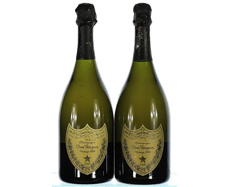 1999 Dom Perignon  2x75cl   'M Landau' handwritten in pen on labels.    From the Estate of a pioneering property titan and ge