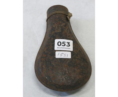 ANTIQUE GUN POWDER FLASK