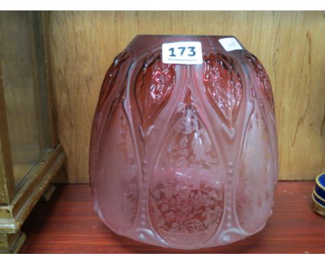 VICTORIAN RUBY LAMP SHADE