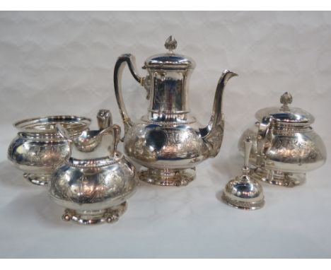 SILVER TIFFANY 5 PIECE TEA SERVICE