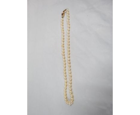 CASED SET OF CULTURED PEARL NECKLACE 