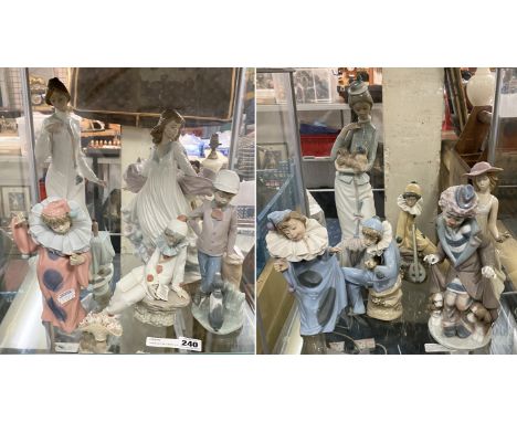 LARGE QTY OF LLADRO &amp; NAO FIGURES A/F