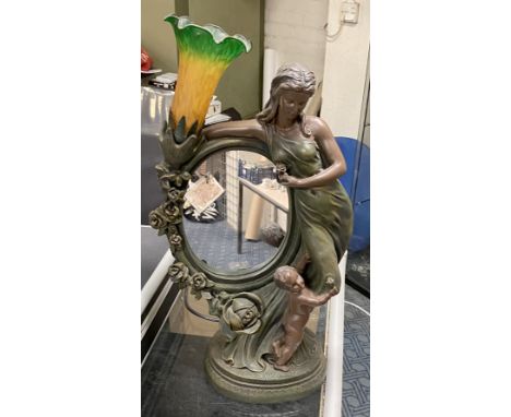 FIGURAL MIRROR LAMP - 53 CMS (H) APPROX