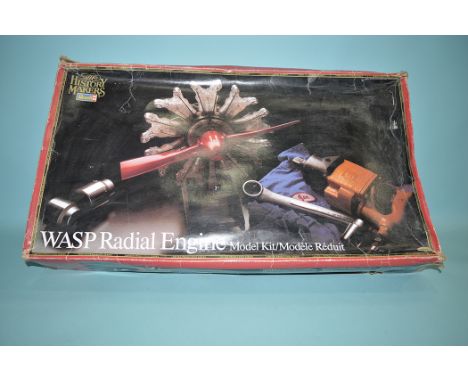 Revelle model constructor kit: The History Makers red box, WASP Radial Engine, limited production series.