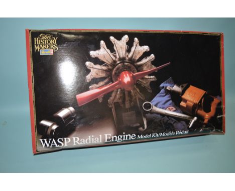 Revelle model constructor kit: The History Makers red box, WASP Radial Engine, limited production series.