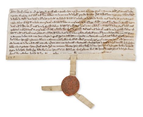Kent.- Charter, grant by Hamo de Pirifield [alias Ousden in the parish of Pluckley] to the prior and convent of Christ Church