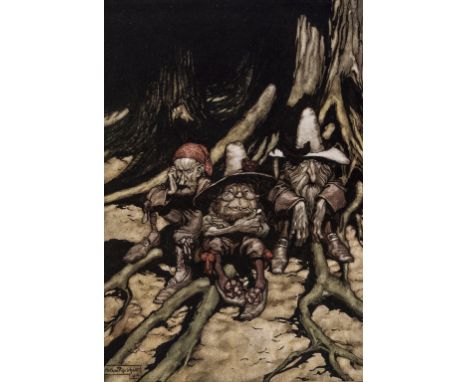 Rackham (Arthur).- Irving (Washington) Rip van Winkle, number 227 of 250 copies signed by the artist, plain illustrations and