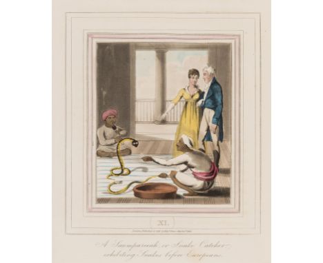 India.- Williamson (Capt. Thomas) and Charles Doyley. The Costume and Customs of Modern India, 20 hand-coloured aquatint plat