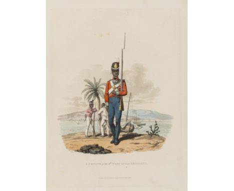 Military.- [Smith (Charles Hamilton)] Costume of the Army of The British Empire. According to the Last Regulations, 1814, han