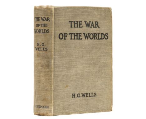 Wells (H.G.) The War of the Worlds, first edition, issue without advertisements, publisher's 'Popular Six Shilling Novels' li