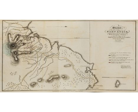 East Africa.- [Carmichael (Captain Dugald)] Account of the Conquest of Mauritius ..., first edition, folding engraved map, er