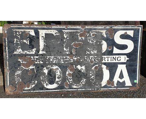 EPPSS COCOA Grateful - Comforting Enamel Sign.153x76cm#2282