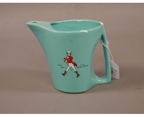 Johnnie Walker Ceramic Jug Light Cyan Blue14cm#2044