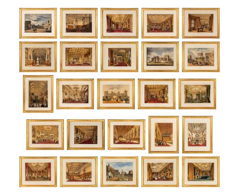 Joseph Nash (British, 1808-1878)Views of the Interior and Exterior of Windsor Castle (twenty-four&nbsp;works)lithographsFrame