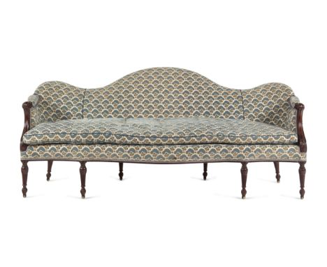 A George III Carved Mahogany Settee&nbsp;Attributed to Thomas Chippendale, Circa 1775Height 38 x length 86 1/2 x depth 34 inc