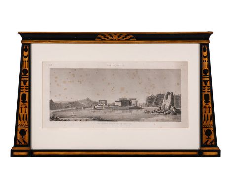 Andre Dutertre (French, 1753-1842)Views of Egypt (eight works)engravings, with Egyptian Revival framesLargest: 20 x 40 inches