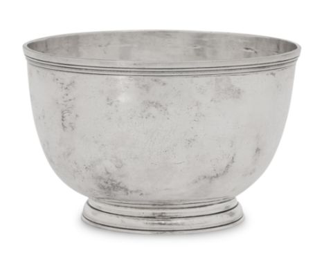 An Irish Queen Anne Silver Footed BowlWm. Archdall, Dublin, 1713hallmarked for Sterling on underside8 ozt 16 dwtHeight 3 1/4 