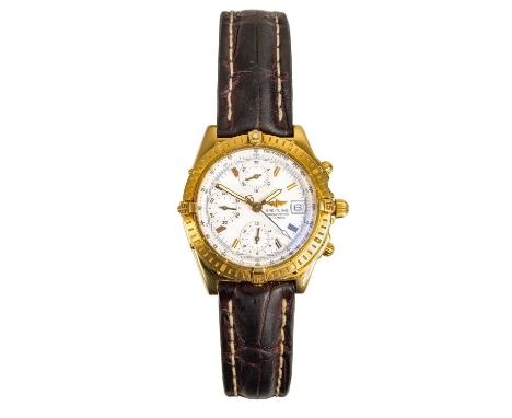 Breitling - An 18ct Chronomat automatic chronograph gentleman's wristwatch. Ref. K13352, serial no. 452xxx, no. 372, circa 20