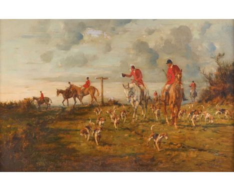 George Wright (British 1860-1942)"Good Night Gentleman"signed 'G. Wright' (lower right)oil on canvas40.5 x 61.5 cm, framed 56