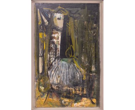 Peter Lanyon (British 1918-1964)  Judy incised signature and date 'Lanyon / 54' (lower right), signed, dated and titled 'JUDY