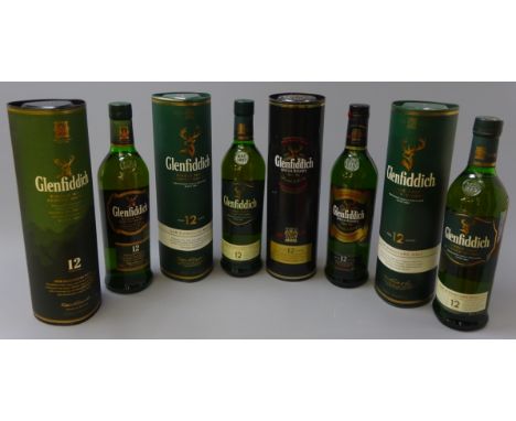 Glenfiddich Special Reserve Single Malt Scotch Whisky and three bottles of Glenfiddich Signature Malt Whisky, all 70cl 40%vol
