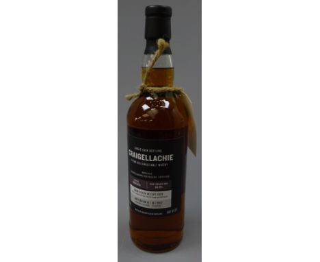 Craigellachie Single Malt Whisky, Single Cask Bottling from Cask 900134/A filled in Sept. 2008, bottled on 11/10/2017, 70cl 6