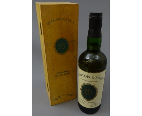 Ben Wyvis for Munton & Fison, Single Malt Scotch Whisky, distilled 1972 from Munton & Fison Peated Distilling Malt, bottled 1