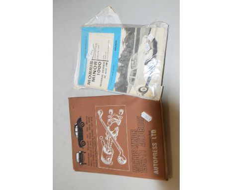 Morris Minor 1000 motor manual and a Morris Minor 1952-1971 Auto Book (2)