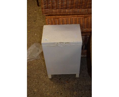 Lloyd Loom style laundry bin
