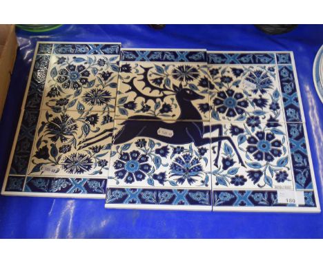 Modern Greek tile panel