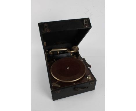 Columbia table top gramophone, 30cm wide, 41cm deep