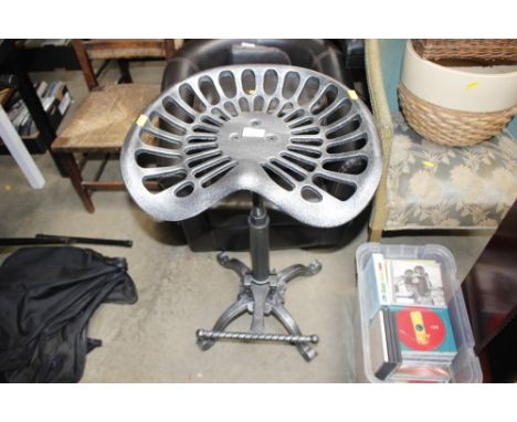 A tractor seat stool 