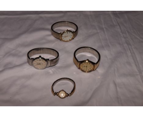A gentleman's Rotary wristwatch, two Sekonda wristwatches and a lady's Everite wristwatch