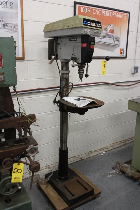 DELTA 17-965 PEDESTAL DRILL PRESS, 110-120V, S/N 019548W2063