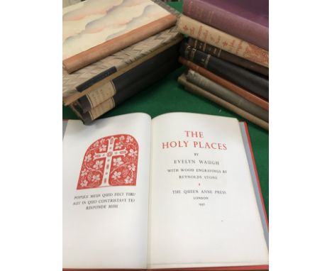 EVELYN WAUGH "The Holy Places" with wood engravings by Reynolds Stone published The Queen Anne Press, London, 1952, limited 1