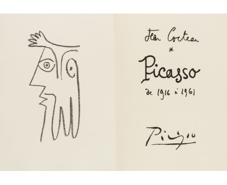 Picasso (Pablo).- Cocteau (Jean) Picasso de 1916 a 1961, one of 199 copies signed by the author and artist (from a total edit