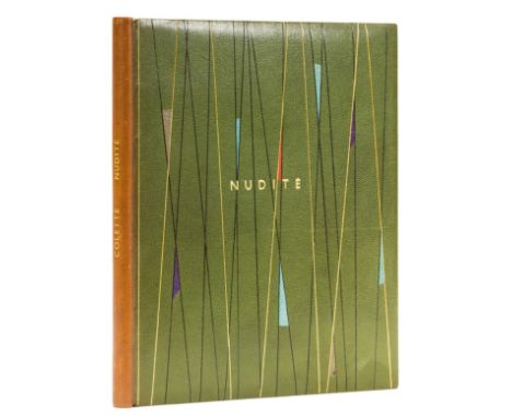 Carlègle.- Colette (Sidonie-Gabrielle) Nudité, number 24 of 49 copies on Japon Nacré, from an edition limited to 450 copies, 