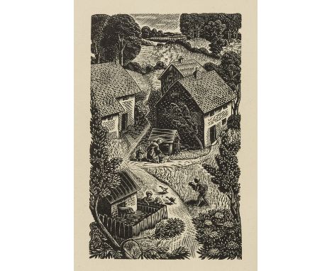 Gray (Thomas) Elegy written in a Country Church-yard, one of 750 copies, wood-engravings by Gwenda Morgan, original cloth-bac