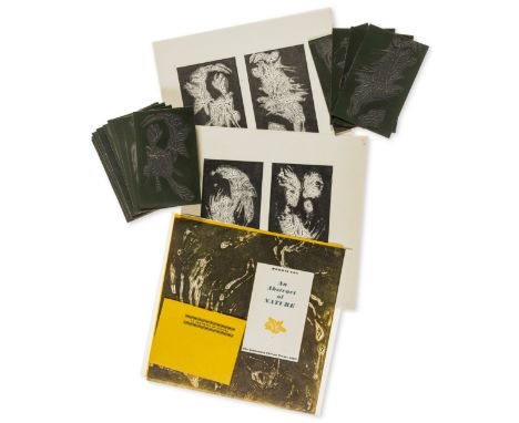 Gogmagog Press.- Cox (Morris) An Abstract of Nature, loose sheets of double-page pictorial title and 10 double-pages of print