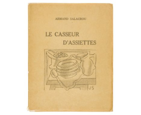 Gris (Juan).- Salacrou (Armand) Le Casseur d'Assiettes, one of 100 copies on verge d'Arches signed by author and artist, from