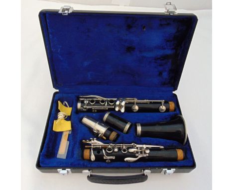 Buffet of Paris cased clarinet with accompanying reeds