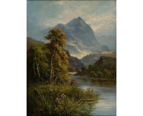 FRANK HIDER, AN ANGLER'S NOOK, SIGNED, INSCRIBED VERSO,&nbsp; OIL ON CANVAS, 45 X 35CM  Good condition, varnish possibly requ