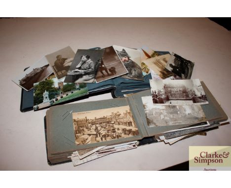 Two albums of post-cards mostly depicting Suffolk and Norfolk